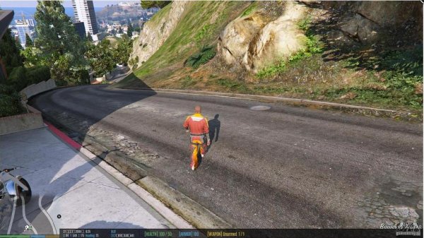 Статус бар v.0.1 для GTA 5