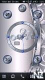 Mechanic Clock Silver