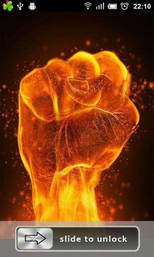 Favorites Flame Lock Screen Wall v1.0