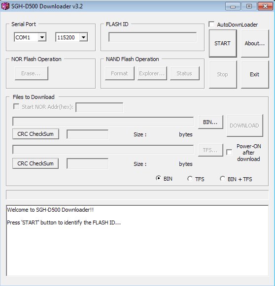 SGH-D500 Downloader v3.2 (corona)(Sam D500)