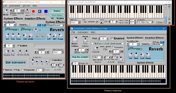 ZynAddSubFX modded portable