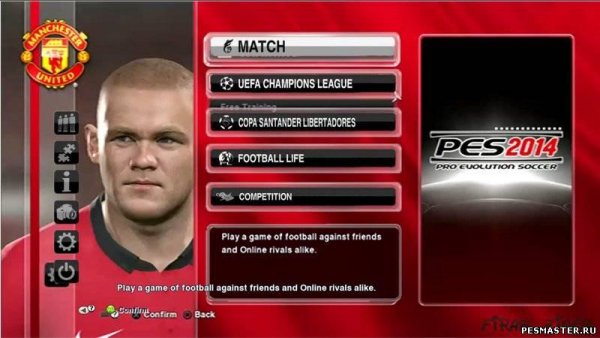 Pes 2014 Man United Menu For pes 2013 By