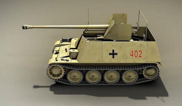 Немецкая самоходно-артиллерийская установка класса истребител