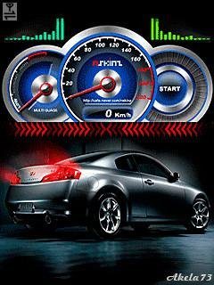 Turbo car спидометр анимация