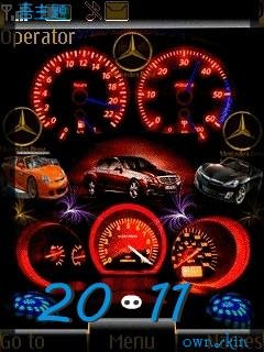 Spedmetr merc спидометр тахометр флэш часы
