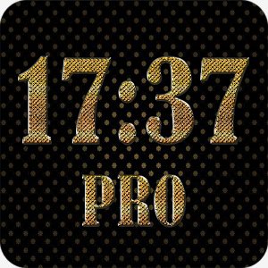 Золотые цифровые часы PRO 1.0.2