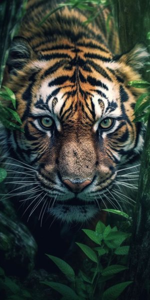 Tiger in a forest