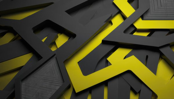 Black-and-yellow-geometric-abstract-so