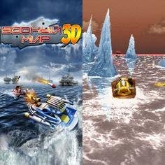 Battle Boats 3D 240x400 RUS