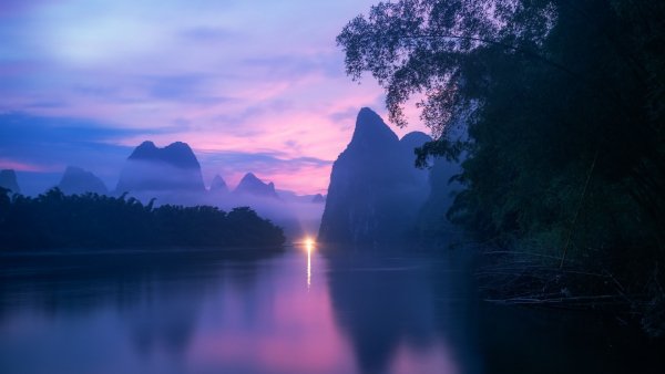 china-mountains-mist-sunrise-river-water-hills-sky-clouds