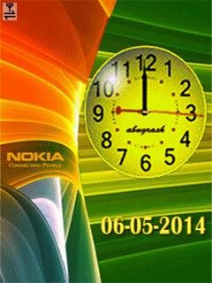 Nokia часы анимация