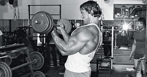 Arnold-barbell-curl