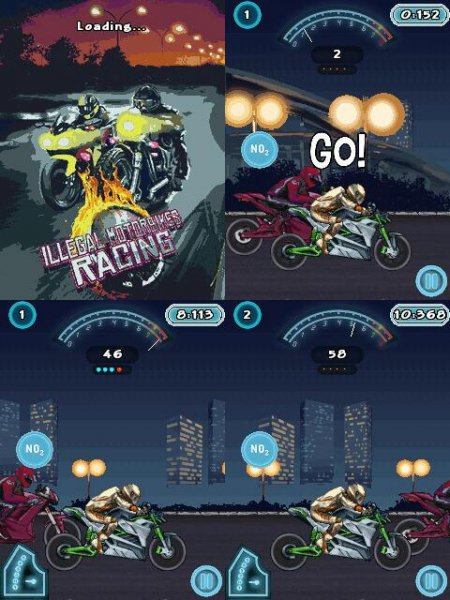 Illegal Motorbikes Racing 240x320