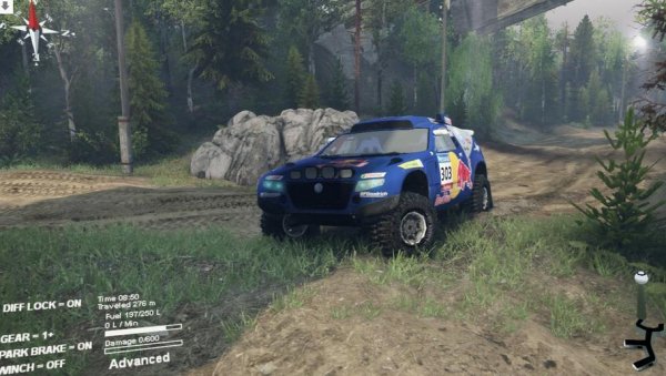 VW Touareg Dakar by Kefir Для Spintires