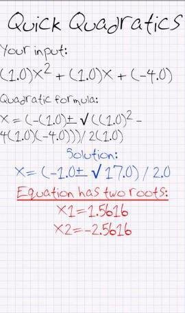 Quadratics