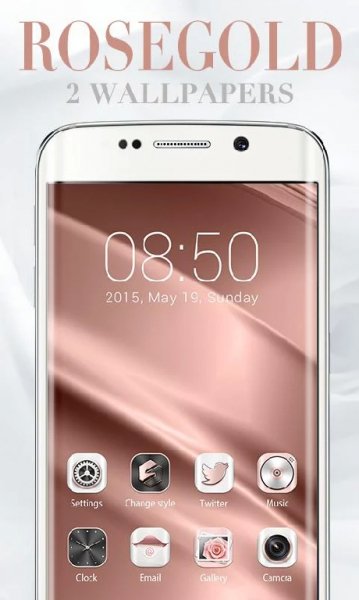 GO Launcher Theme Rosegold v1.0.29