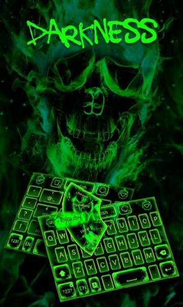 GO Keyboard theme Darkness v.4.1