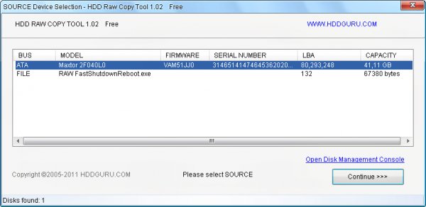 HDDRawCopy