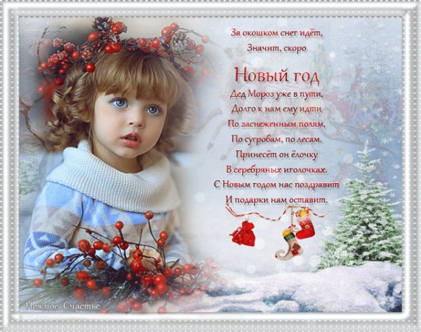 За окошком снег идёт, значит, скоро Новый год