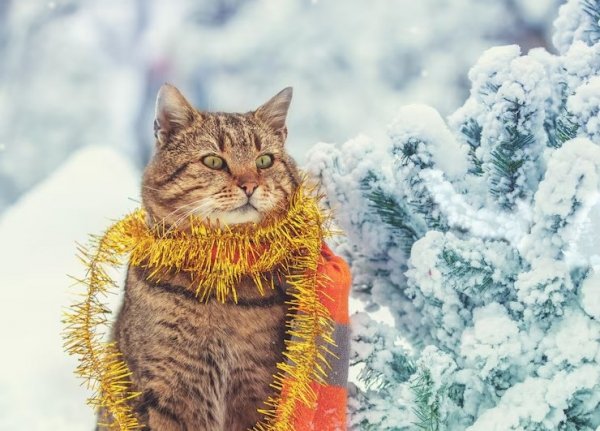 Зимние коты (37)