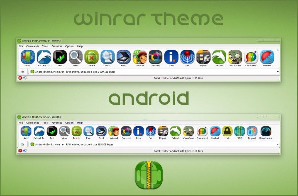 Android WinRAR theme