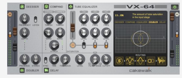 Cakewalk VX-64 Vocal Strip