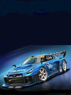 Racing car turbo sport