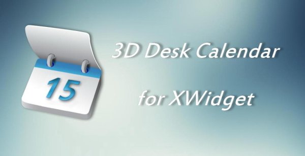 3d desk calendar