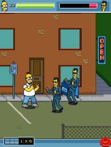 The Simpsons Arcade RUS Nokia s40 128x160