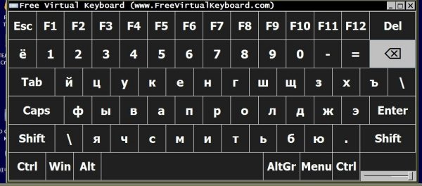 Экpaнная КЛАВИАТУРА portable