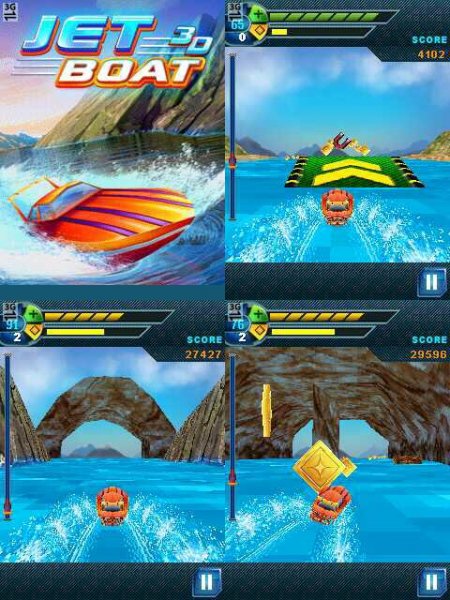 Jet Boat 3D LG 240x400 KP500