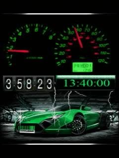Car exotic анимация спидометр