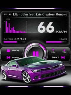 Camaro car player спидометр