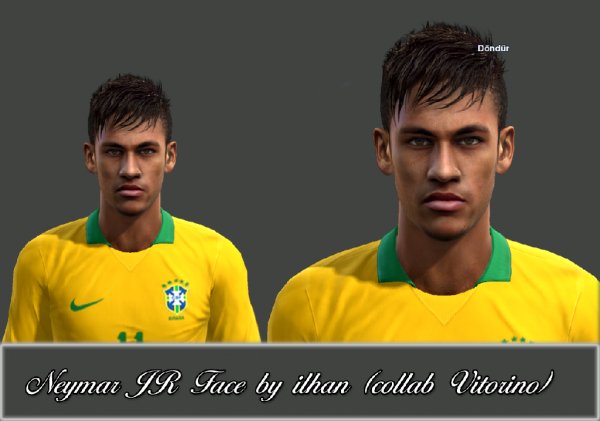 Neymar JR face by ilhan (collab Vitorino