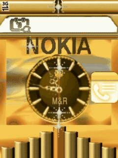 Nokia часы анимация