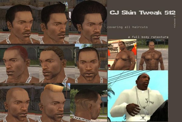 GTA SA Качественный CJ