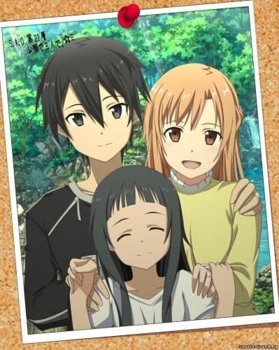 Kirito Asuna and Ui