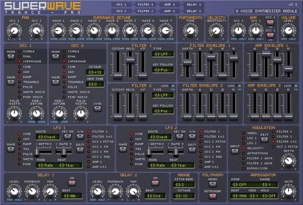 Superwave SW Trance Pro VSTi 2.1
