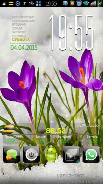Crocus Flowers Among Icy Snow - v.1.4