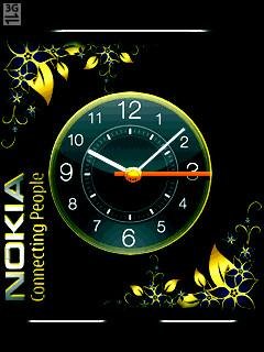 nokia clock animated