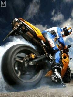 Bike/moto/мотоциклист/анимация