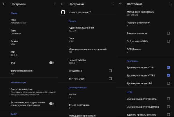 ByeByeDPI for Android v1.6.6