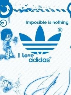 blue adidas