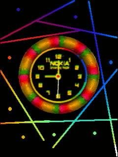 Neon nokia часы