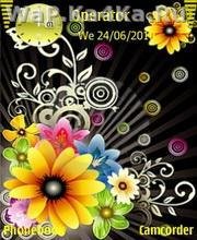 Abstract Flower signed