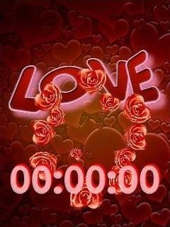 Heart Love Anim Clock