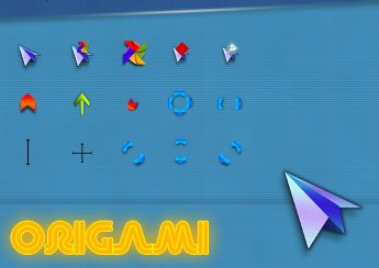 Origami cursors by tchiro-d59j5yg