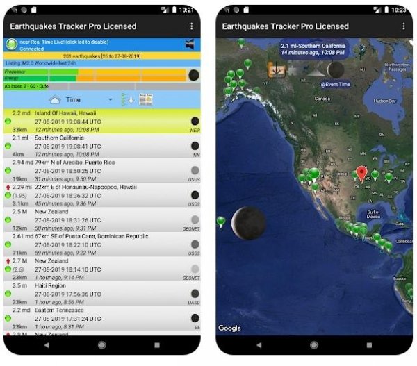 Earthquakes Tracker Pro 1.9.4
