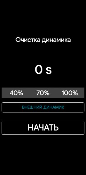 Очистка динамика 1.0