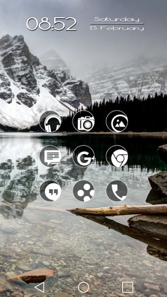 Simp Dark White - Icon Pack - v.1.5